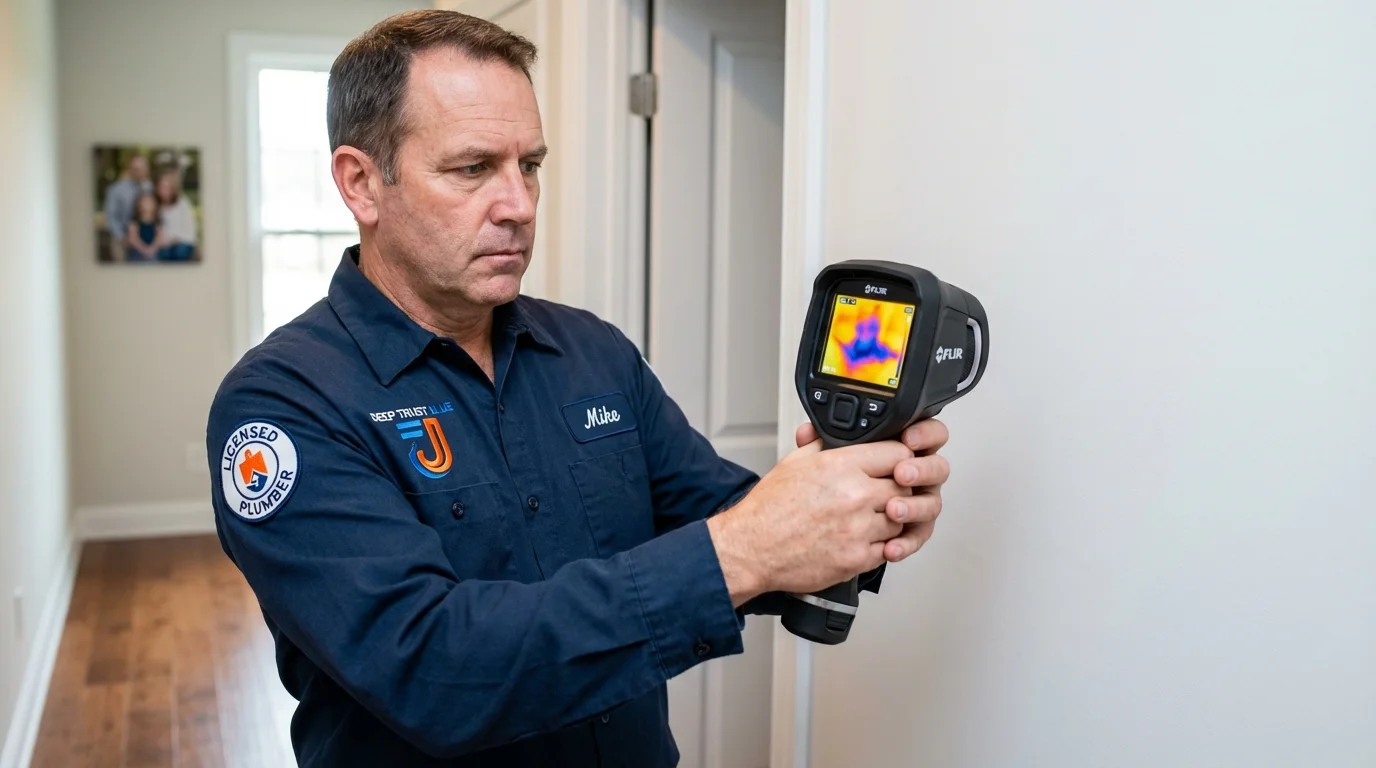Thermal imaging leak detection by Johns Plumbing LLC in Ronan